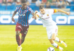Trabzonspor, UEFA Konferans Ligi'nde Roma'ya 2-1 yenildi