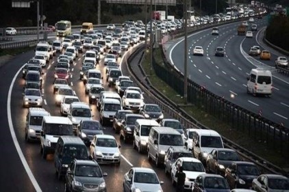 Trafiğe kaydı yapılan taşıt sayısı yüzde 40,9 azaldı