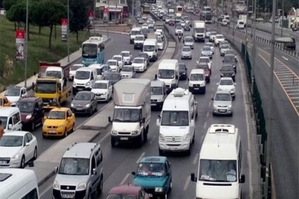 Trafiğe kayıtlı araçların yüzde 15&#8217;I motosiklet