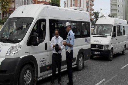 Trafik denetimi yapılıyor