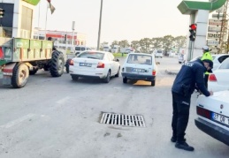 Trafik denetimlerinde 167 sürücüye ceza