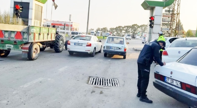 Trafik denetimlerinde 167 sürücüye ceza