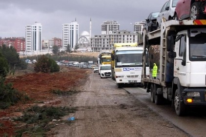 Trafik felç oldu