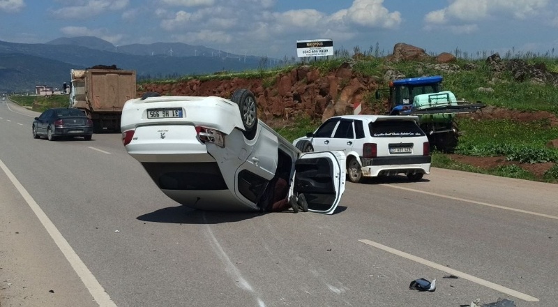 Trafik kazalarında 6 kişi yaralandı