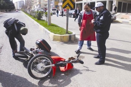 Trafik kazasında 2 kişi yaralandı