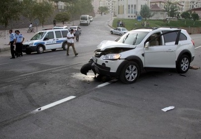 Trafik kazasında 4 kişi yaralandı 