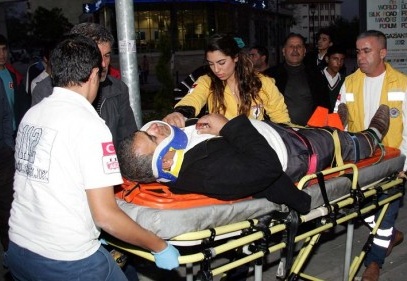 Trafik kazasında 2 kişi yaralandı