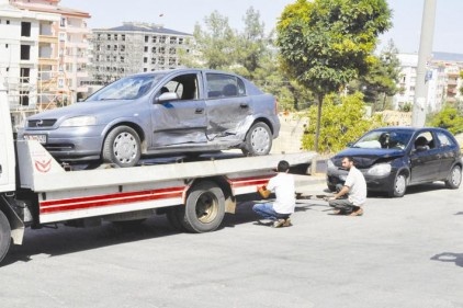 Trafik kazasında 1 kişi yaralandı