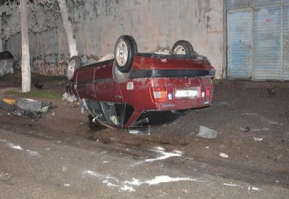 Trafik kazasında, 1 kişi yaralandı