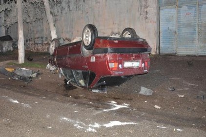 Trafik kazasında, 1 kişi yaralandı