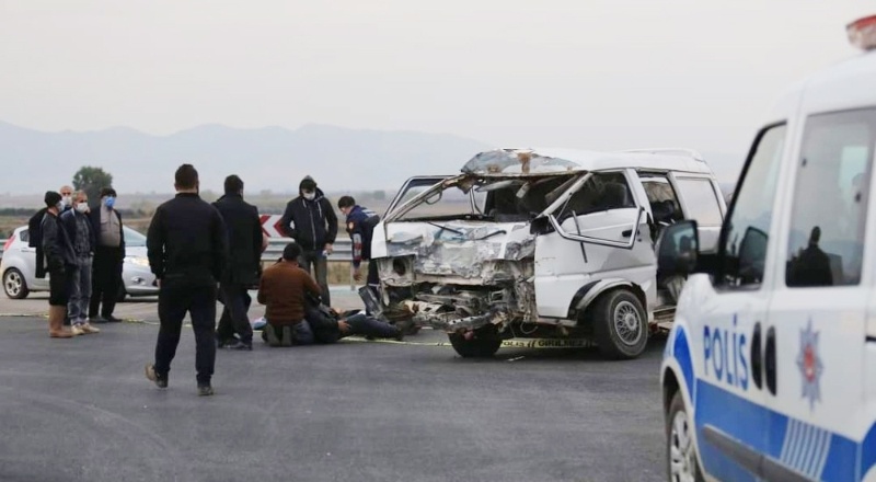 Trafik kazasında 2 kişi yaralandı