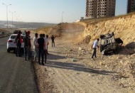 Trafik kazasında aynı aileden 4 kişi yaralandı