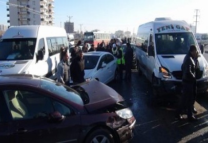 Trafik kazasında bir kişi yaralandı