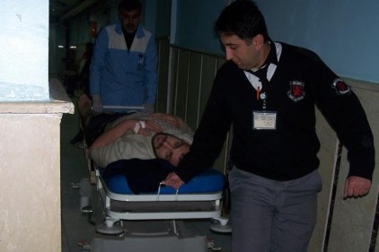 Trafik kazasında bir kişi yaralandı