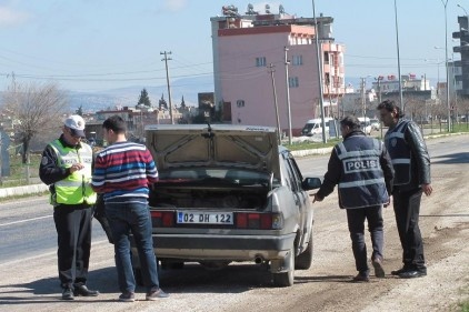 Trafik uygulaması yapıldı