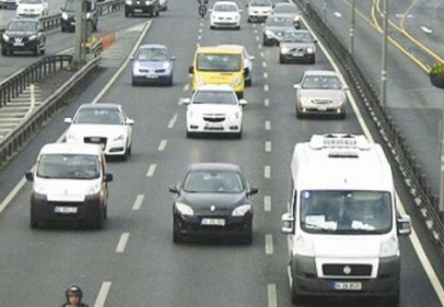 Trafikte 17 milyon araç var