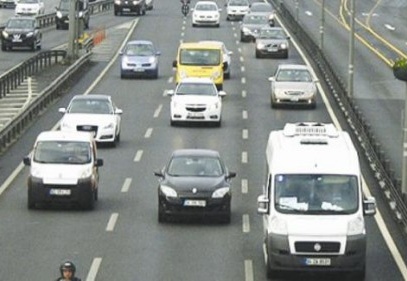 Trafikte 17 milyon araç var