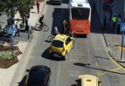 Trafikte droneli denetim yapıldı