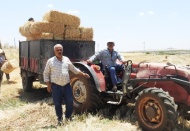 Traktörü olmayan çiftçiye traktörünü yakıtını ve işçisini ücretsiz veriyor