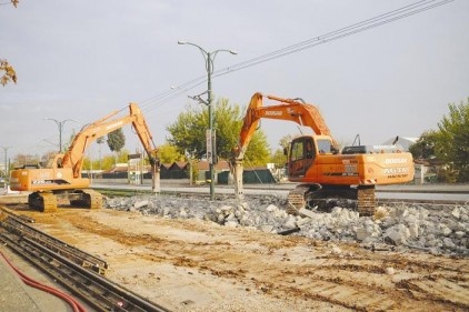 Tramvay seferlerine geçici olarak ara verildi