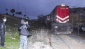 Tren çarptı