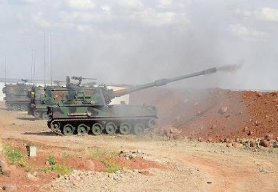 TSK Fırtına obüsleri ile 91 DEAŞ hedefini vurdu