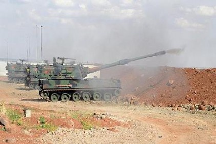 TSK Fırtına obüsleri ile 91 DEAŞ hedefini vurdu