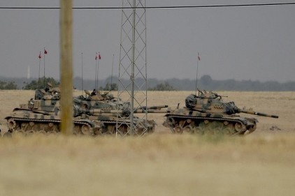 TSK zırhlıları Çobanbey&#039;e girdi