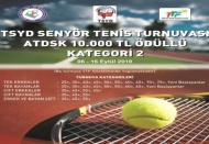 TSYD Adana Senyör Tenis Turnuvası başlıyor