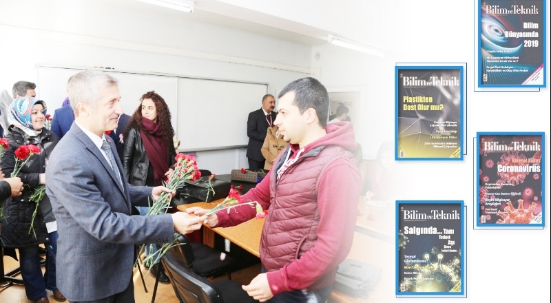 TÜBİTAK bilim teknoloji dergisi aboneliği ikinci kez hediye edildi