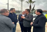 TÜDKİYEB Genel Başkanı Nihat Çelik afet bölgesinde incelemelerde bulundu