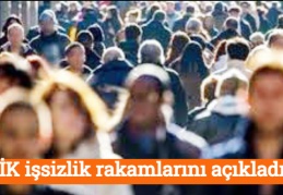 TÜİK işsizlik rakamlarını açıkladı