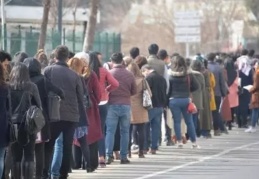 TÜİK: İstihdam, bir senede 2,5 milyon kişi geriledi