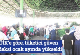 TÜİK'e göre, tüketici güven endeksi ocak ayında yükseldi