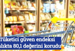 Tüketici güven endeksi, aralıkta 80,1 değerini korudu