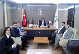 TÜMSİAD üyeleri, Fadıloğlu’nu ziyaret etti