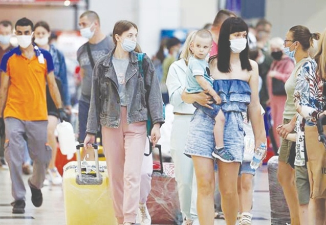 Turist sayısı ağustosta 21 ayın zirvesinden geriledi