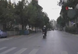 Turizm ülkesi Yunanistan'da sokaklar sessiz