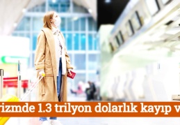Turizmde 1.3 trilyon dolarlık kayıp var