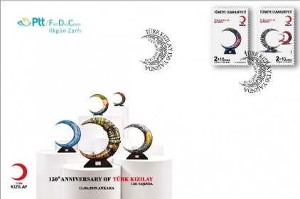 &#8220;Türk Kızılay 150 Yaşında&#8221; anma pulu tedavüle sunuldu