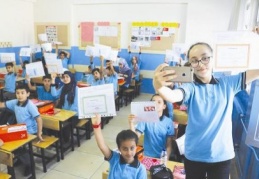 Türk ve Suriyeli toplam 730 bin öğrenci karne sevinci yaşadı