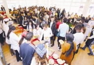 Türk ve yabancı uyruklu öğrenciler Gaziantep yemeklerini öğrendi
