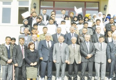 Türkçe öğrenip, sertifika aldılar