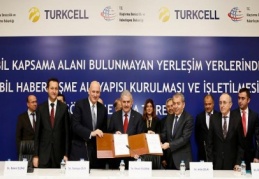 Turkcell’in kazandığı altyapı ihalesinde imzalar atıldı