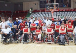 Türkiye Bedensel Engelliler Spor Federasyonu Başkanı Muaz Ergezen'den millilere ziyaret