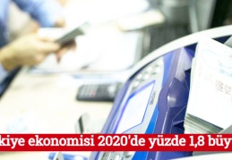 Türkiye ekonomisi 2020'de yüzde 1,8 büyüdü