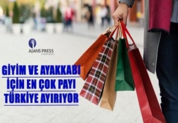 Türkiye ev bütçesi içinde giyim ve ayakkabıya yüzde 7,2 pay aırıyor