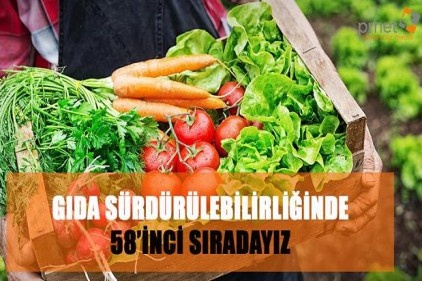 Türkiye, gıda sürdürülebilir endeksinde 58&#039;inci sırada