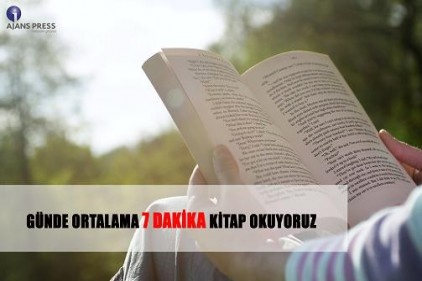 Türkiye, günde ortalama 7 dakika kitap okuyor