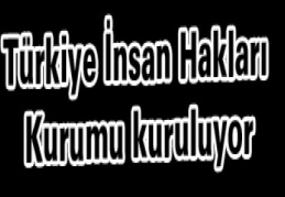 Türkiye İnsan Hakları Kurumu kuruluyor